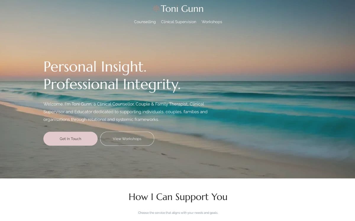 Toni Gunn website