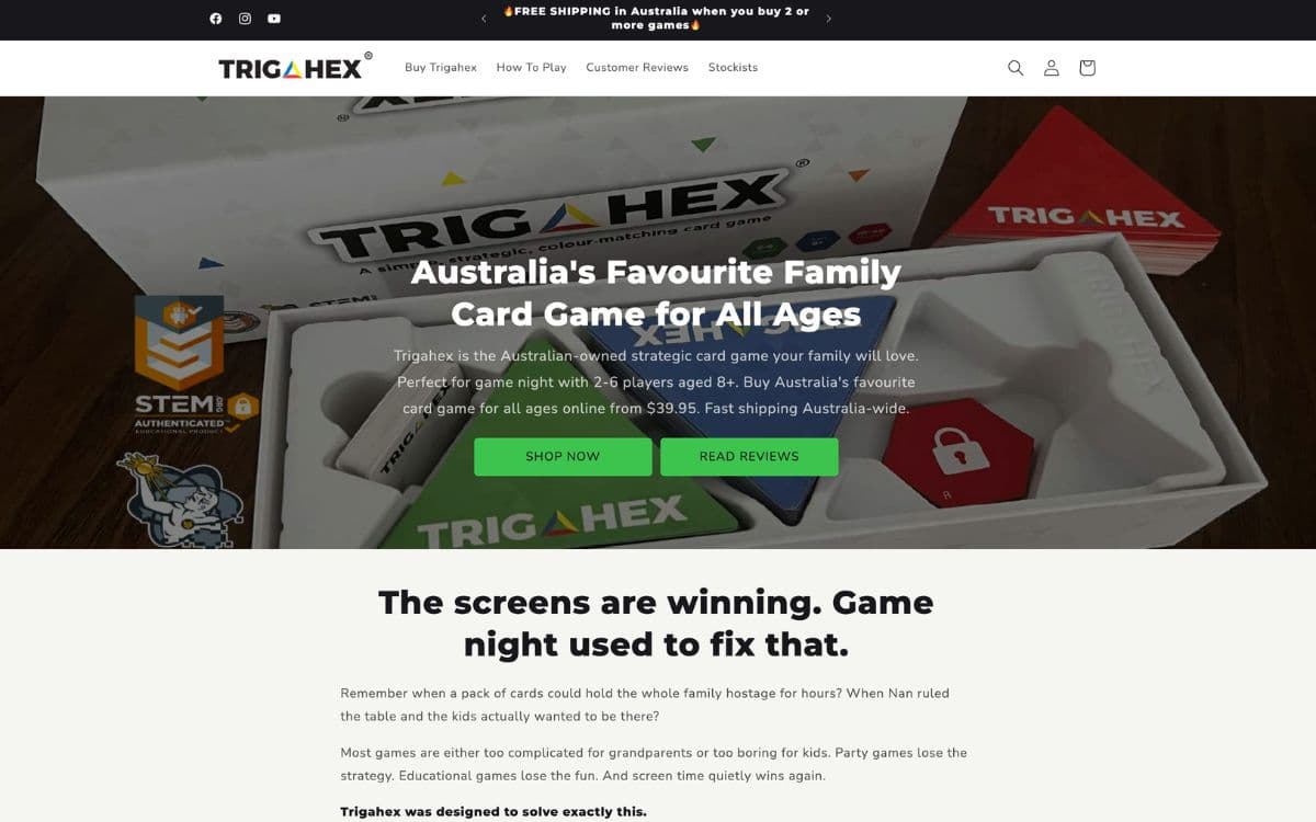 Trigahex website